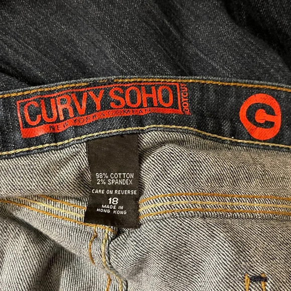 Women's Plus 18 New York & Company Bootcut Curvy SOHO Stretchy - Picture 5 of 6